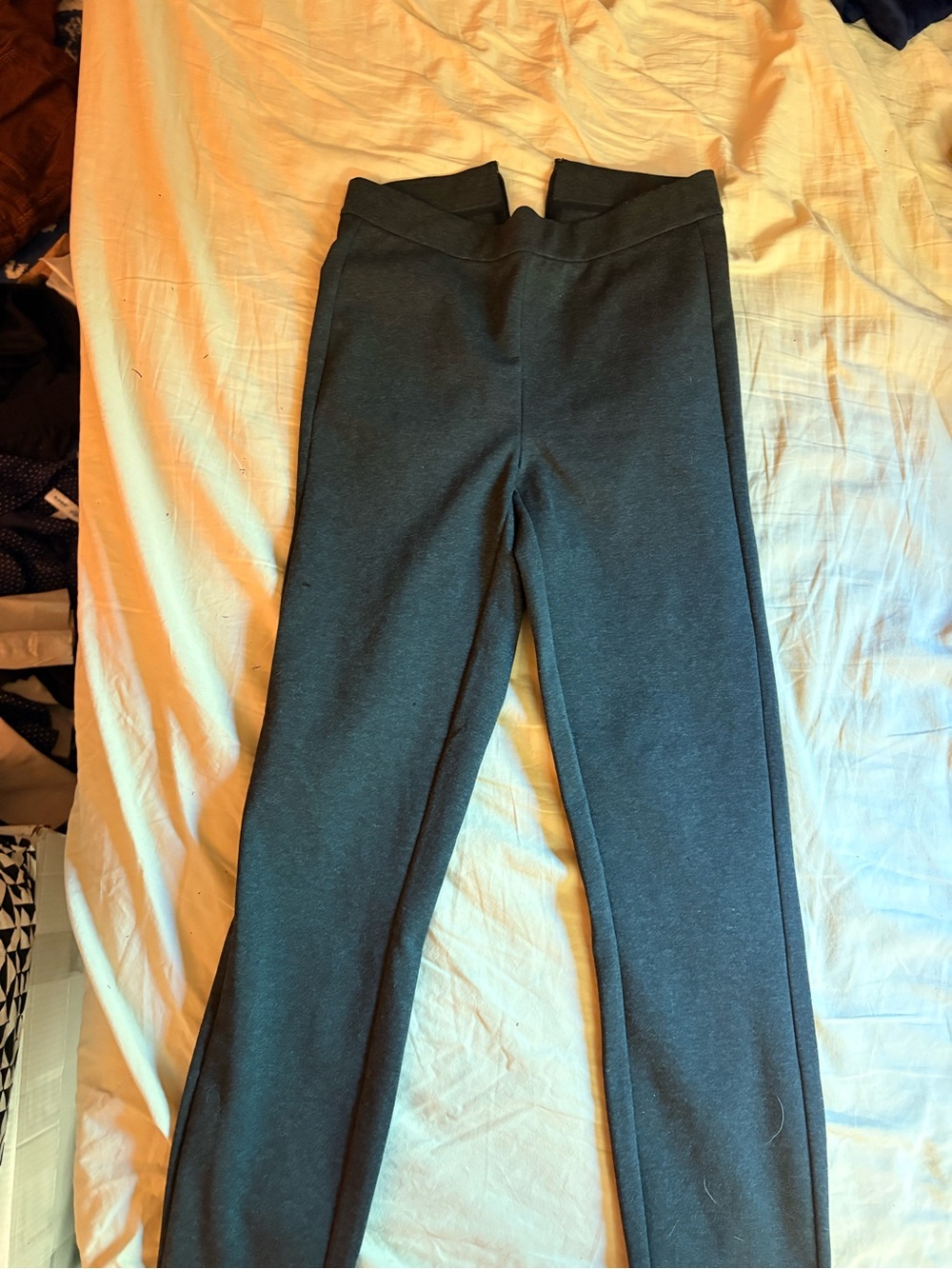 J. Crew Women's Charcoal Grey Pull-On Leggings